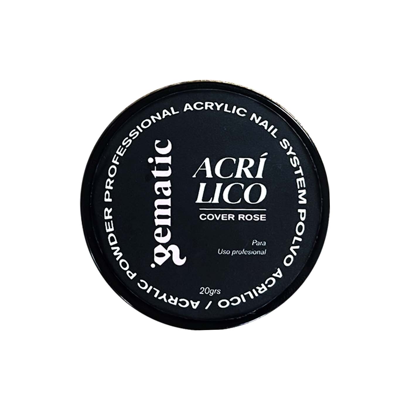 Acrilico De Uñas Gematic Cover Rose