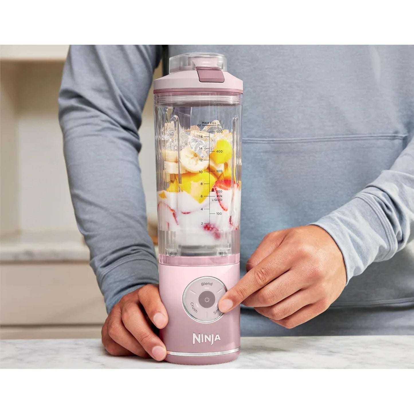 Licuadora Portatil Recargable Ninja Blast BC251PK Rosa