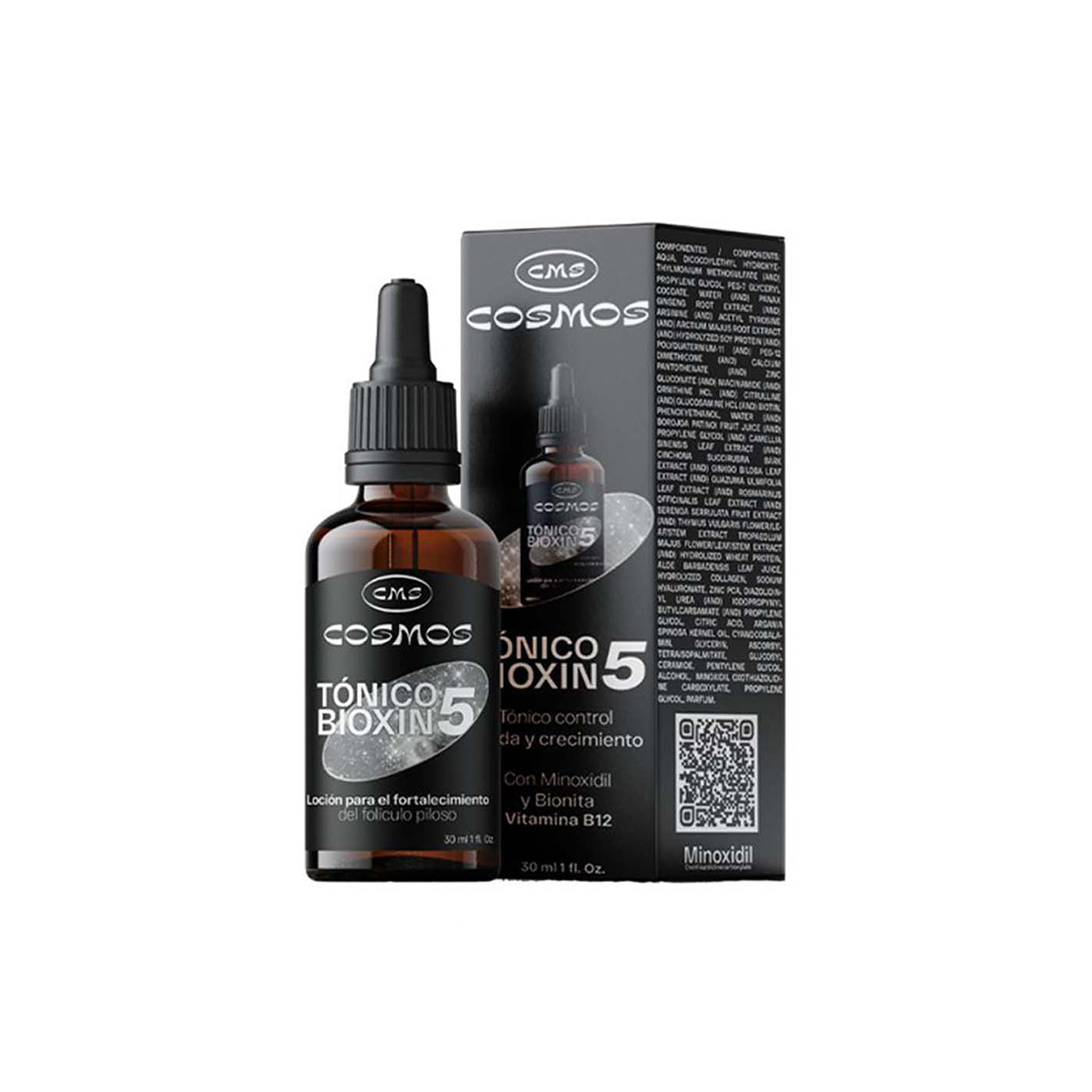 Tónico Anticaída Masculino CMS Cosmos Bioxin 5 PAGA 2 LLEVA 3